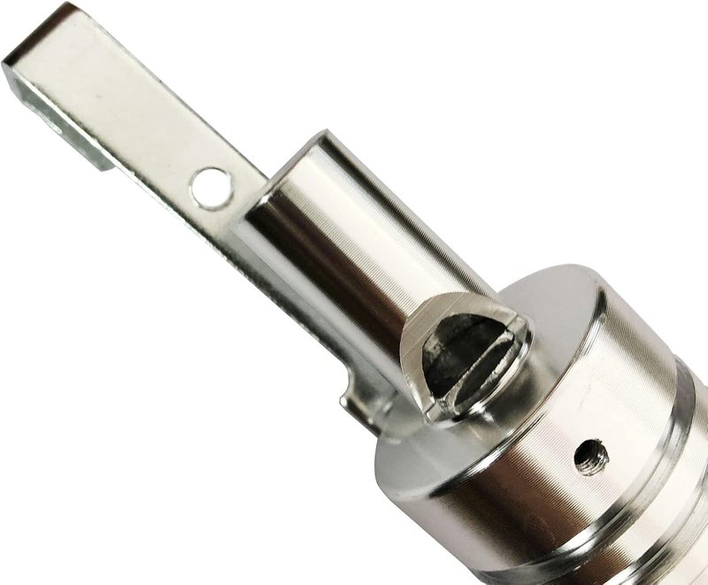 DEVMO 2 قطع حجم XL صفائح الألمنيوم سبائك صوت العادم الشامل صفارة سيارة صاخبة لون فضي - Image 2